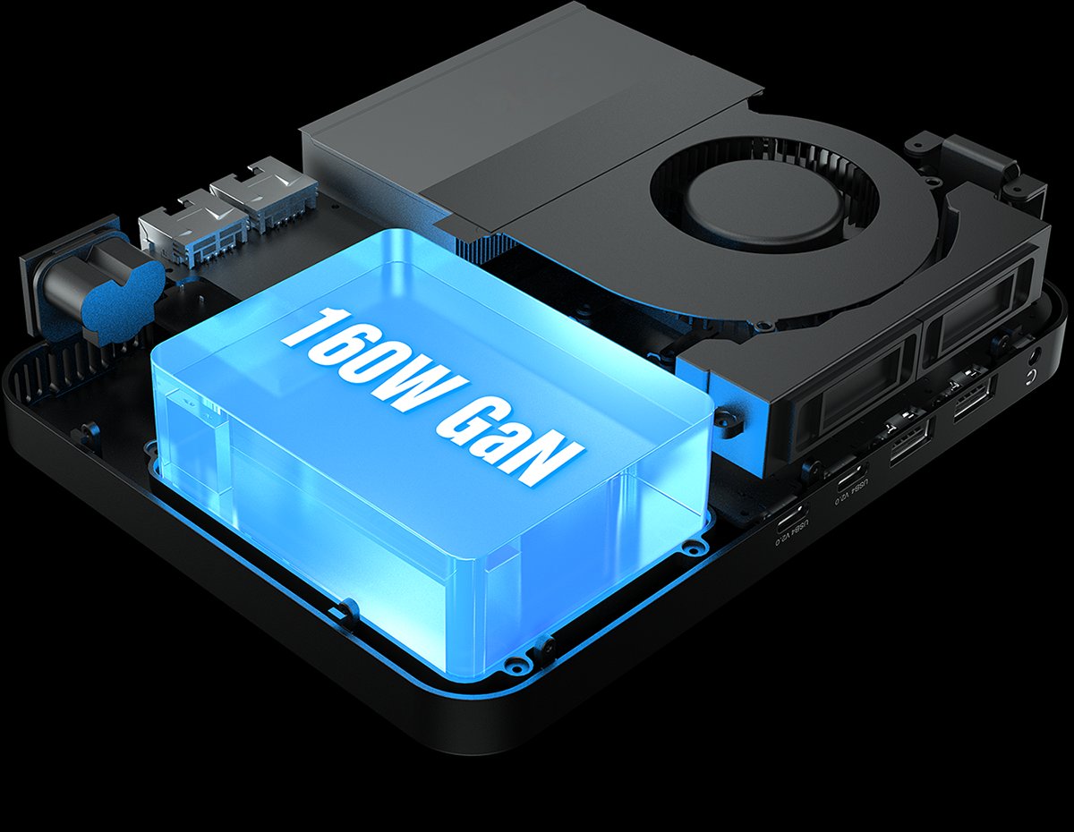 内蔵160W GaN電源ユニット