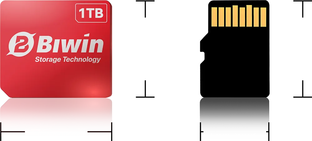 Mini SSD vs microSD サイズ比較