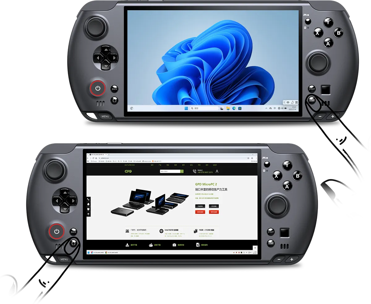 GPD WIN5 デスクトップ切替