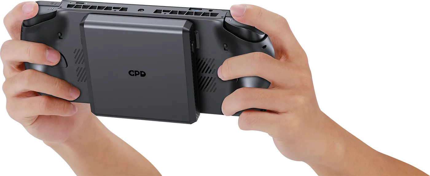 GPD WIN5 外付けバッテリー背面装着